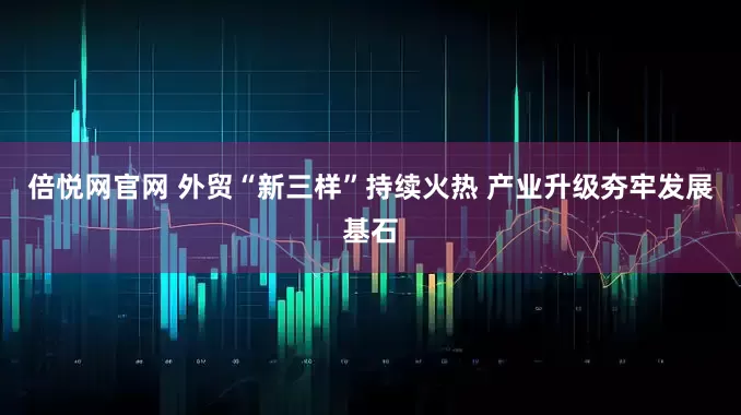 倍悦网官网 外贸“新三样”持续火热 产业升级夯牢发展基石